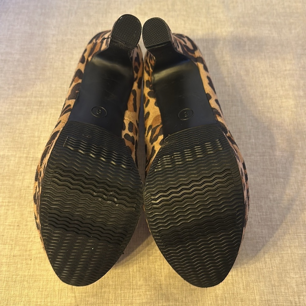 Leopard platform high heels - Picture 3 of 5